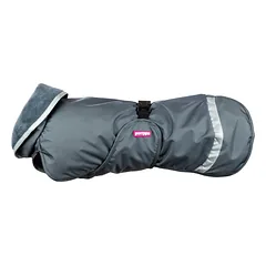 Light Pomppa Graphite - rain jacket for dogs, with warm lining - 75