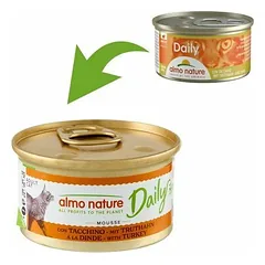 Almo Nature Daily paštetas su kalakutiena, drėgnas maistas katėms 85 g — 2 nuotrauka