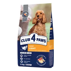 Club 4 Paws Premium Light sausas pašaras su kalakutiena vidutinių ir didelių veislių šunims - Pet24