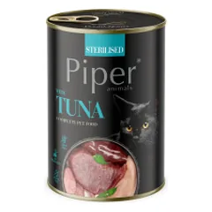 Piper konservuotas pašaras su tunu sterilizuotoms katėms