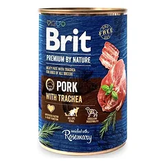 BRIT Premium by Nature 400 g su kiauliena ir stemple šunims