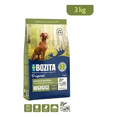 Bozita Original Adult Flavour Plus su šiaurės elniu – be kviečių, sausas maistas šunims, Ekonominė pakuotė: 2 x 12 kg — 2 nuotrauka