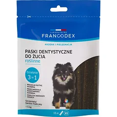FRANCODEX XS kramtomosios juostelės nuo blogo burnos kvapo 114 g/15 vnt. nuotrauka