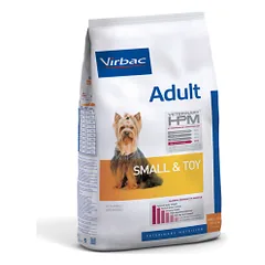 Virbac Veterinary HPM Adult Dog Small & Toy visavertis ėdalas mažų veislių šunims, 1,5 kg