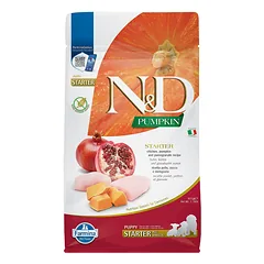 Farmina N&D Starter Puppy All Breeds Chicken, Pumpkin & Pomegranate sausas maistas šuniukams
