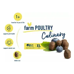 Happy Cat visavertis pašaras suaugusioms katėms su paukštiena Culinary LandGeflugel, 1,3 kg — 3 nuotrauka