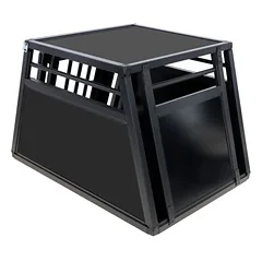 Kerbl Pet transportavimo dėžė Vacation iš aliuminio, grafito spalvos, B 55 x T 77 x H 50 cm — 4 nuotrauka