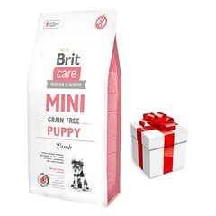 BRIT CARE Mini Grain-Free Puppy Lamb 7kg + STAIGMENA ŠUNIUI