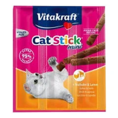 Vitakraft Stick skanėstai su kalakutiena ir ėriena katėms - Pet24