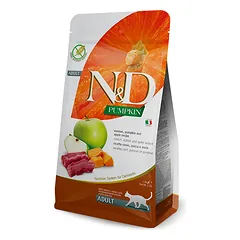 FARMINA N&D PUMPKIN - CAT Dry Venison&Apple ADULT 1,5 kg