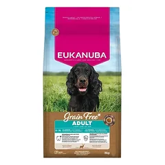 Eukanuba Grain Free sausas maistas šunims su elniena AB 3 kg