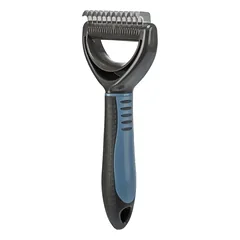 Trixie Fur detangler, Grėblys susivėlusiam kailiui, plastm.-metal., 7x18 cm