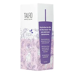 Plastikinė gertuvė su dangteliu ir šiaudeliu, 750 ml — 4 nuotrauka
