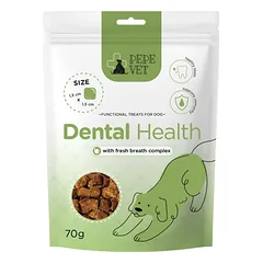 PAKA ZWIERZAKA PEPE Vet Funkciniai skanėstai Dental Health 70g skanėstai sveikiems šunų dantims