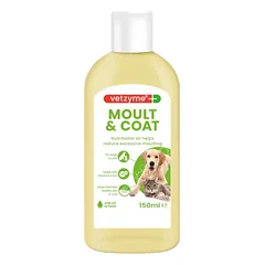 VETZYME Moult Coat aliejus nuo šėrimosi 150ml