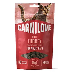 Carnilove Cat Adult Soft Turkey Enriched with Catnip 50 g