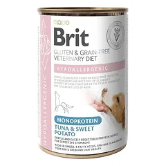 Brit Veterinary Diets Hypoallergenic Monoprotein Tuna konservai šunims