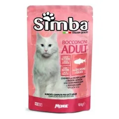 Simba konservuotas pašaras katėms su lašiša ir karšiu 100g photo