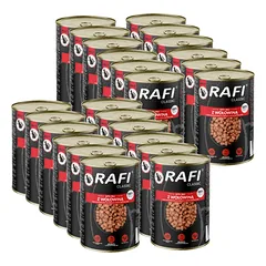 RAFI Cat Gabalėliai su jautiena padaže – skardinė 24x415 g