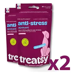 Treatsy Nahrungsergänzungsmittel – Anti-Stress für Hunde