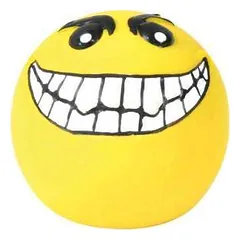 Trixie Smiley latekso kamuolys su poliesterio užpildu, 6 cm