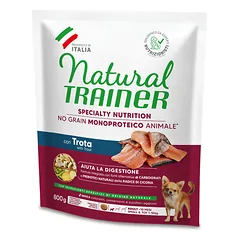 NT ADULT DOG SENSITIVE NO GRAIN Mini TROUT upėtakis 800g