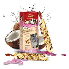 Skanėstas su kokosais ir rožių žiedlapiais Vitapol Smakers šinšiloms