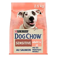 PURINA Dog Chow Adult Sensitive su lašiša, sausas maistas šunims, > 10 kg — 2 nuotrauka