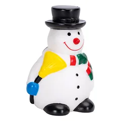Nobleza žaislas šuniui, vinilinis sniego senis su garsiniu elementu, xmas, 11x7,5cm
