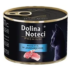 Dolina Noteci Premium katėms su ėriena 185g x24