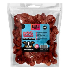 Bubu PETS lamb meat bones 500g ėrienos mėsos kauliukai skanėstas šunims nuotrauka