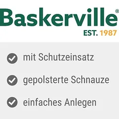 Baskerville Klassik antsnukis, smėlio spalvos, Dydis 5 — 3 nuotrauka