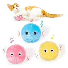 IntiMeg Leuchtender Quietschball für Katzen