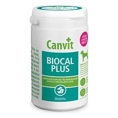 Canvit Biocal Plus mineralų papildas šunims kaulų, sąnarių ir dantų sveikatai, 230 g