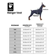 Hurtta Ranger Vest Camo - atspindinti liemenė šunims, Orange / XXS — 2 nuotrauka