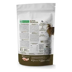 Nature's Protection suaugusių ilgaplaukių kačių sausas pašaras po sterilizacijos su paukštiena, 2 kg — 4 nuotrauka