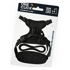 OURDOGSLIFE magnetinės šunų petnešos + 2 m pavadėlis (komplektas), XL, juoda — 2 nuotrauka