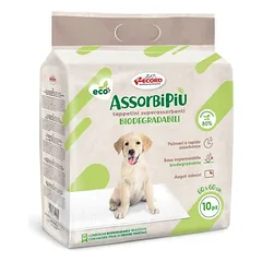 Record AssorbiPiu Biodegradable 10 vnt. - biologiškai skaidūs mokymo kilimėliai šunims