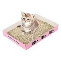 UAMLY Faltbare Einweg-Katzenstreuschale aus Papier