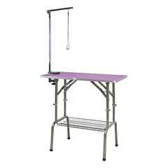 Tvirtas Blovi grožio stalas - su aukščio reguliavimo diapazonu nuo 75 iki 90 cm, Black / 110x60cm — 2 nuotrauka