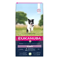 Eukanuba šuniukams mažų/vidutinių veislių ėriena ir ryžiai 12 kg