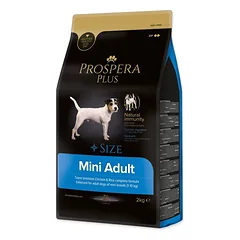 Prospera Plus Mini Adult sausas maistas suaugusiems mažų veislių šunims su vištiena ir ryžiais, 2 kg