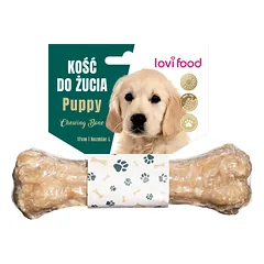 Lovi Food Puppy Chewing - Kramtomas kaulas šuniukams su kramtukais
