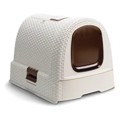 CURVER tualetas katėms su dangčiu 51x38,5x39,5 cm