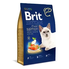 Brit Premium by Nature sausas maistas suaugusioms katėms su lašiša 8 kg