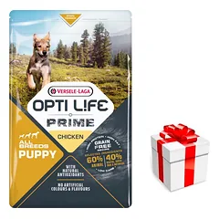 VERSELE-LAGA Opti Life Prime Puppy 2,5 kg  + STAIGMENA ŠUNIUI
