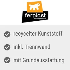 Ferplast narvas smulkiems gyvūnams Krolik 200, L 205 x B 60 x H 50 cm — 2 nuotrauka