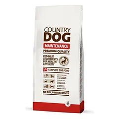 COUNTRY DOG Maintenance sausas maistas šunims 15kg