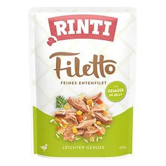 RINTI Filetto paketėlis drebučiuose, drėgnas maistas šunims 24 x 100 g — 3 nuotrauka