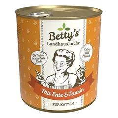 Betty's Landhausküche su antiena ir taurinu, drėgnas maistas katėms, su antiena 6 x 800g — 3 nuotrauka